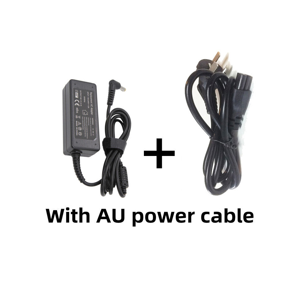 (A-Adapter With Au) 19V 2.1A 40W 5.5*1.7Mm Ac Adapter Laptop Charger For Acer Aspire D255 D257 D270 722 725 756 Power Supply For Notebook 4855672978791