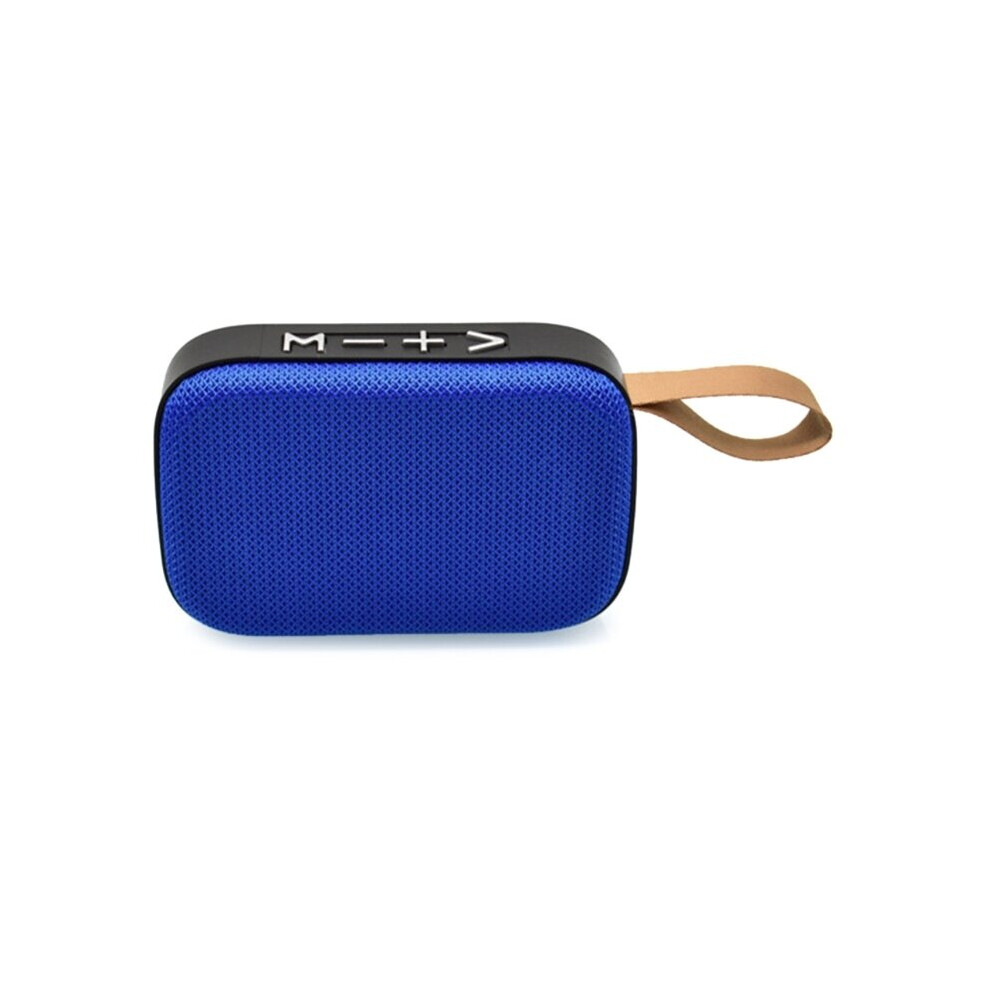 (A-) Premium Wireless Tooth-Compatible Speaker Built-In-Mic Handsfree Call Aux Line Tf Card Sound And Bass For Pc Phone L21d Blue 4854472221632