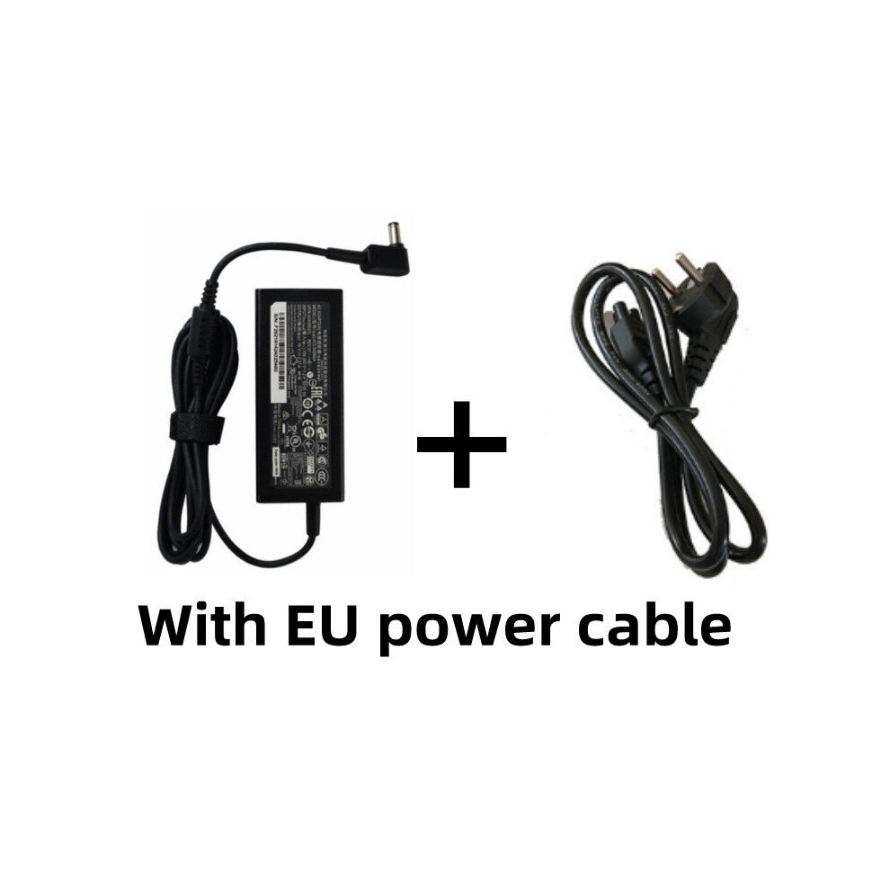 (A-Adapter With Eu) 19V 2.37A 45W 3.0*1.1Mm Ac Laptop Adapter Charger For Acer Aspire S7 S7-392/391 V3-371 A13-045N2a Pa-1450-26 Es1-512-P84g 4855672924415