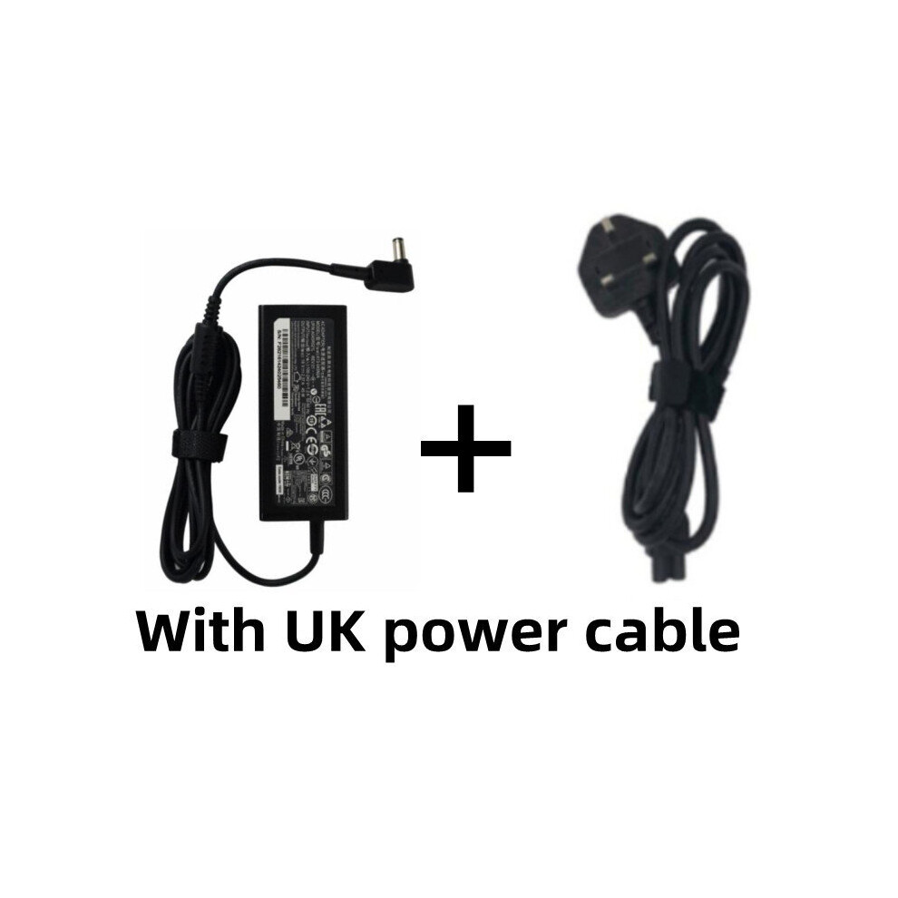 (A-Adapter With Uk) 19V 2.37A 45W 3.0*1.1Mm Ac Laptop Adapter Charger For Acer Aspire S7 S7-392/391 V3-371 A13-045N2a Pa-1450-26 Es1-512-P84g 4855672924422
