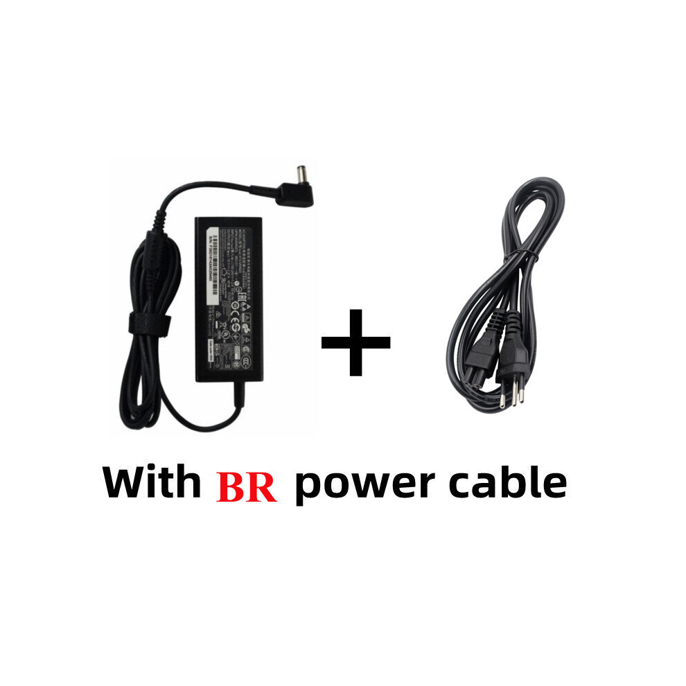 (A-Adapter With Br) 19V 2.37A 45W 3.0*1.1Mm Ac Laptop Adapter Charger For Acer Aspire S7 S7-392/391 V3-371 A13-045N2a Pa-1450-26 Es1-512-P84g 4855672924408
