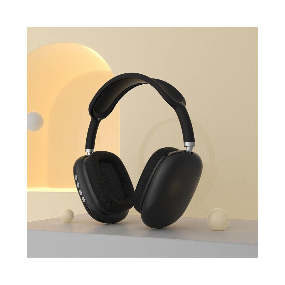 (a-Black) P9 Max Earphones Wireless Bluetooth Headphones TWS Earbuds Subwoofer WithMicrophone Handfree Gaming Headset Noise Canceling Bass-image-OPC-PBYQCJQ-NEW