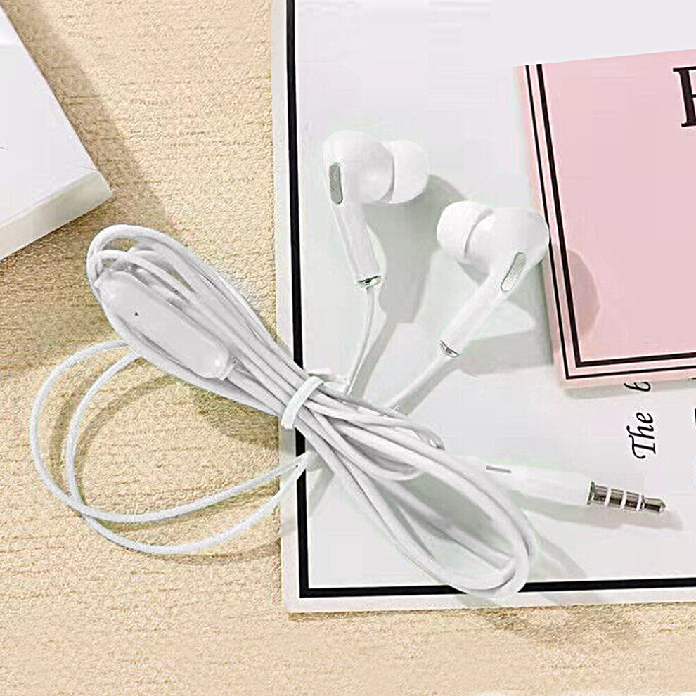 (A-) Olaf Mobile Wired Headphones Sport Earphone In Ear 3.5Mm Sport Earbuds Headset Universal Music Earphones With Mic For Phones White 4851204880808