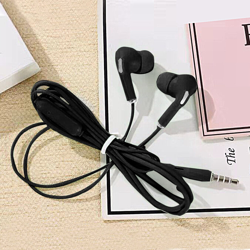 (A-) Olaf Mobile Wired Headphones Sport Earphone In Ear 3.5Mm Sport Earbuds Headset Universal Music Earphones With Mic For Phones Black 4851204880754