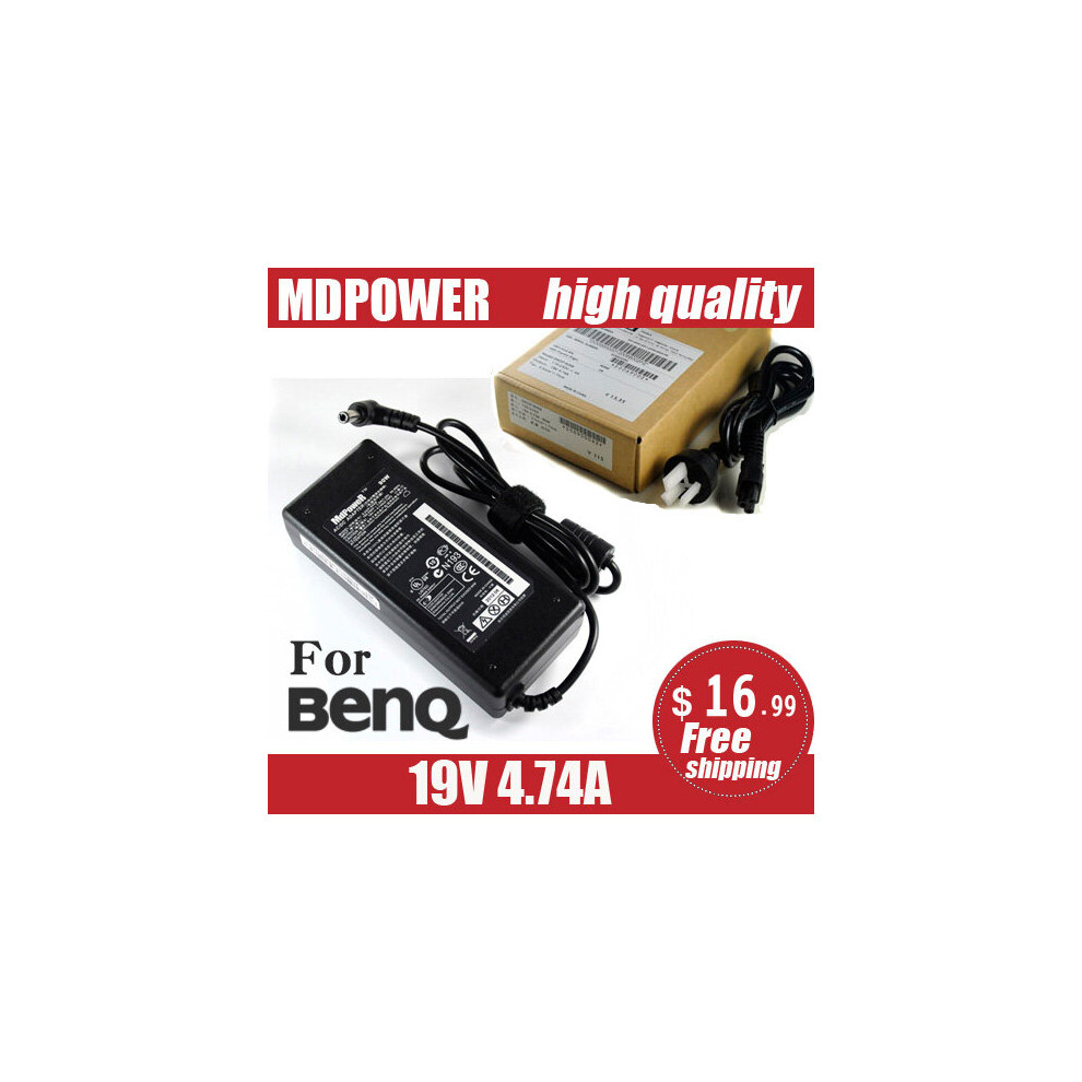 (A-Without Ac Cable) Mdpower For Benq 19V 4.74A 90W Universal Notebook Power Adapter Charger Cord 4855672983726