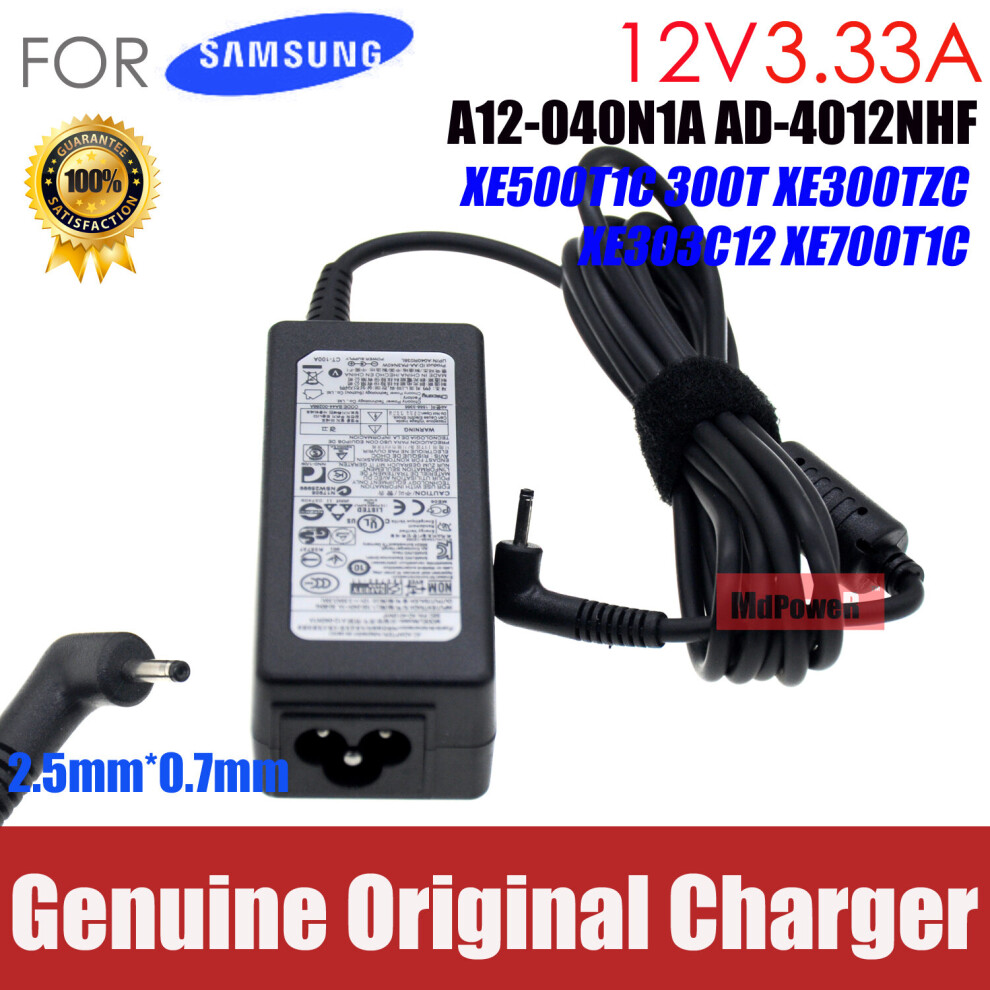 (A-) Original 12V 3.33A 40W Aa-Pa3n40w Ac Adapter For Samsung Ad-4012Nhf Adp-40Mh Xe500t1c 300T Xe300tzc Xe303c12 Xe700t1c 4855672924347