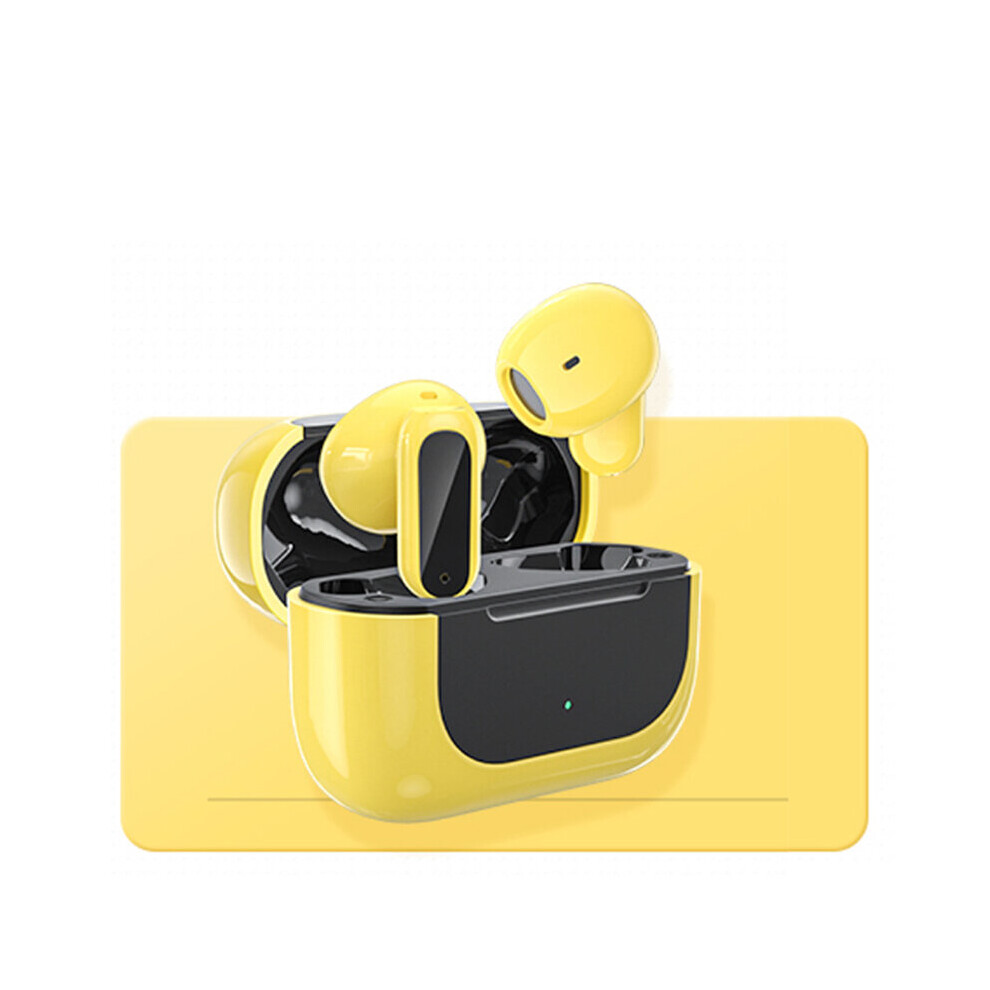 (A-) Essager Tws Bluetooth 5.2 Wireless Earphones Headphone Stereo Sports Ipx5 Waterproof Earbuds With Touch Control Long Standby Mic Yellow 4851205027134