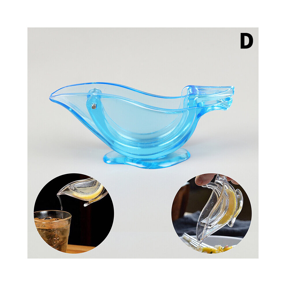 (a-A4) Lemon Clip Manual Transparent Fruit Juicer Home Kitchen Bar Gadget Bird Shape Citrus Juicer Hand Held Orange Squeezer Machine-image-OPC-PBYQDFG-NEW
