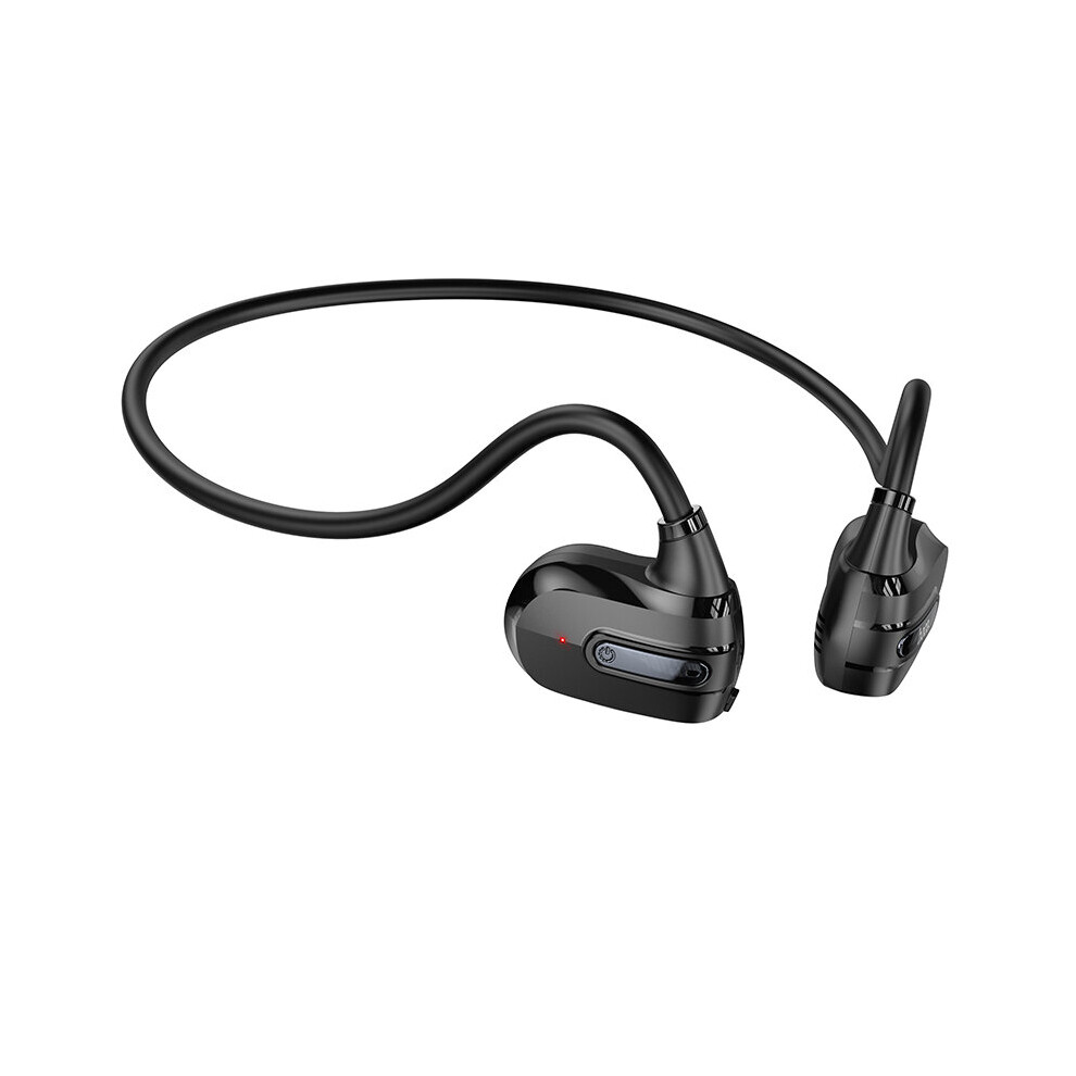 (A-) Hoco Es63 Air Conduction Bluetooth 5.3 Wireless Earphone Sport Music Headphone Hifi Audio Running Weight Handsfree Earbuds Black/Light 4851204972299