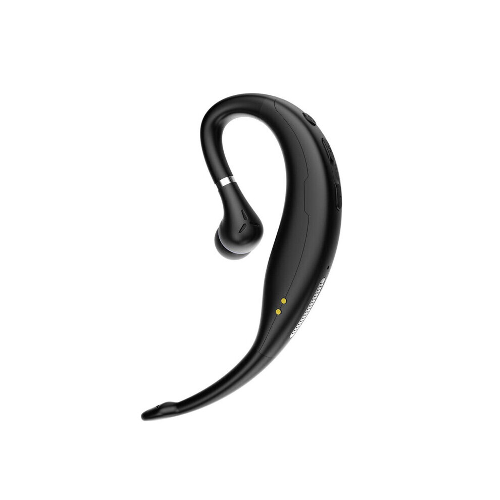 (A-) Business Bluetooth Headphone With Handsfree Noise Cancelling Mic,Single Wireless Earphone,10 Hrs Earbud For Ios Android Phone Tv Black 4851204984858