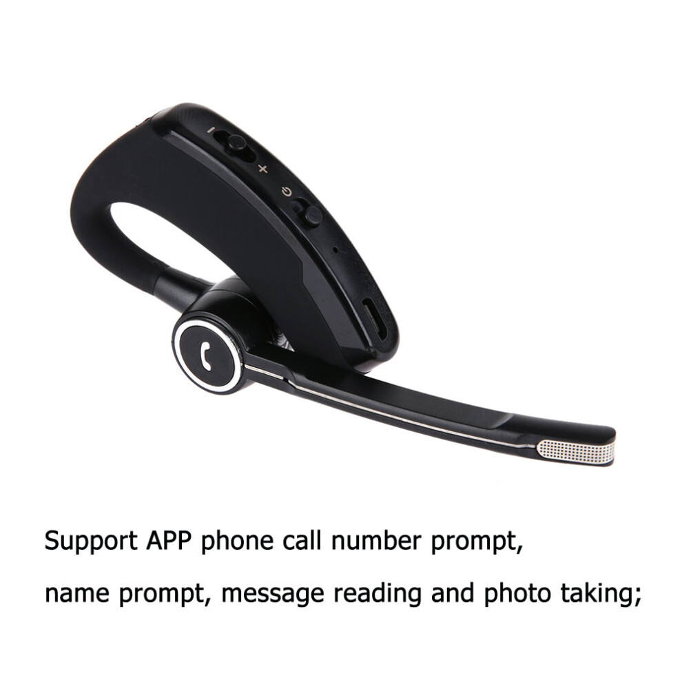 (A-A With Earphone) V8s Wireless Bluetooth-Compatible V4.0 Headset Hifi 3D Stereo In-Ear Earphones With Call Mic Business Earbud Sports Headphone 4851205036990