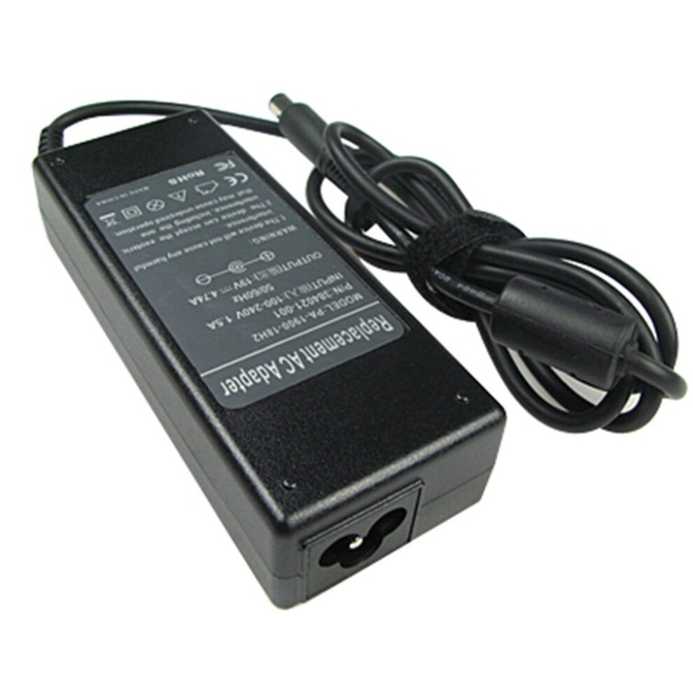 (A-) Battery Power Charger Adapter For Hp Compaq Presario Laptop Portable Durable Color 18.5V 3.5A For Hp Hp Black 4855672968662