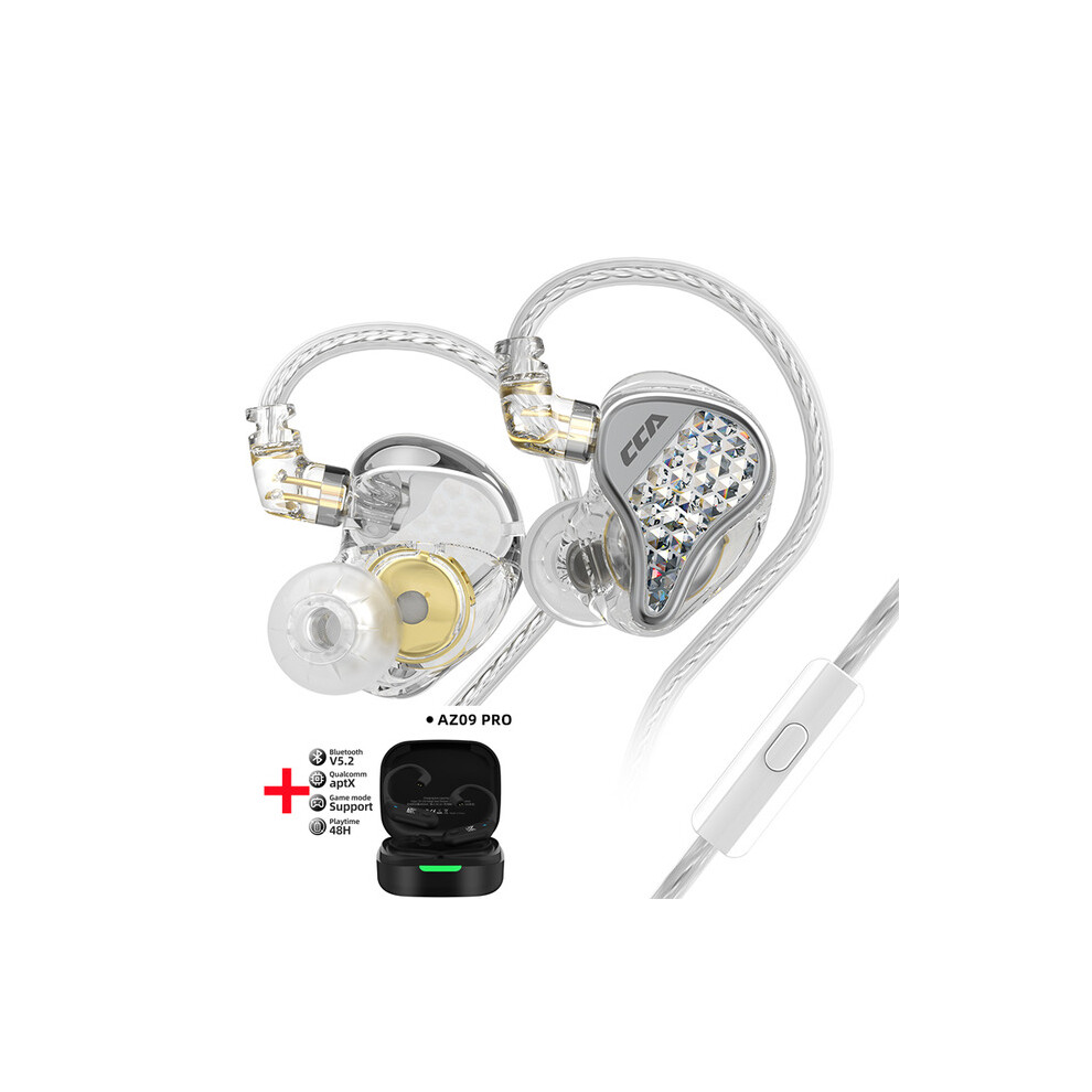 (a-AZ09ProWhite WithMIC) CCA LYRA Headphone Wired HiFi Stereo Bass Music In Ear Earbuds Sport Phone Headset Noice Cancelling Earphone With Microphone-image-OPC-PBYQFBC-NEW