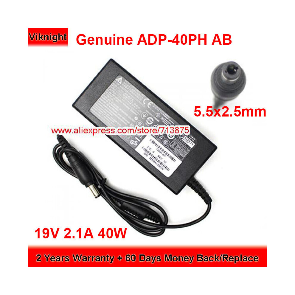 (A-) Genuine Delta Adp-40Eh 40W Charger 19V 2.1A Ac Adapter For Asus Ul30a-X2 Ul30a-A2 Ul50ag-A2 Vx238 Ul30a-Qx131x Ms238h Ml239 4855672976216