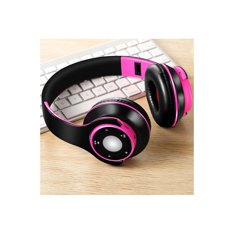 (A-Rose) Wireless Headset Bluetooth Earphones And Headphone For Girls Samsung Sport And Sd Card With Mic Hifi Stereo Ios Android In Phone 4851204893792