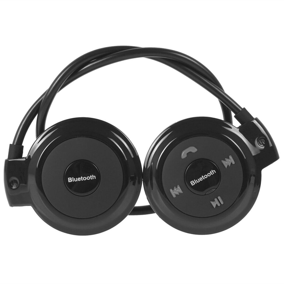(A-) Mini503 Sport Wireless Bluetooth Headphones Stereo Earphones Mp3 Music Player Headset Earpiece Micro Sd Card Slot Fm Radio Mic Black 4851204958422