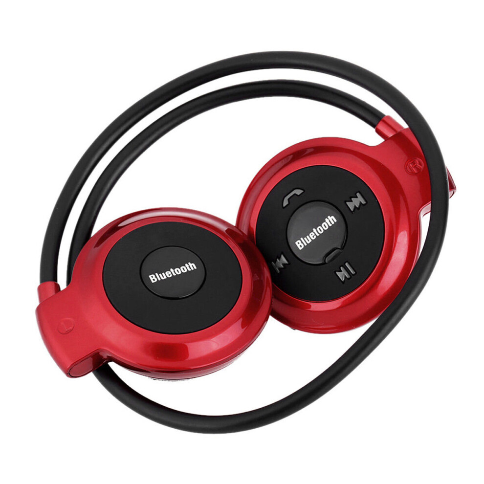 (A-) Mini503 Sport Wireless Bluetooth Headphones Stereo Earphones Mp3 Music Player Headset Earpiece Micro Sd Card Slot Fm Radio Mic Red 4851204958460