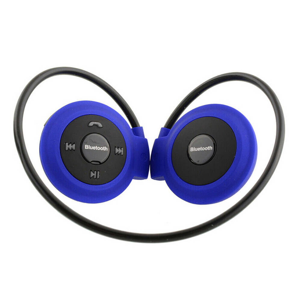 (A-) Mini503 Sport Wireless Tooth Headphones Stereo Earphones Mp3 Music Player Headset Earpiece Micro Sd Card Slot Fm Radio Mic Blue 4851204958446