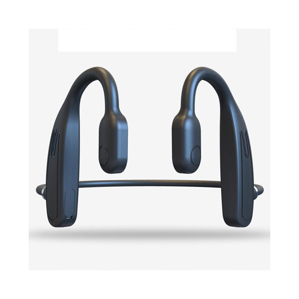 (A-) Bone Conduction Earphones Wireless Bluetooth Headphones Surround Sound Stereo Earbuds Sports Waterproof Headsets With Microphone Black 4851205001271