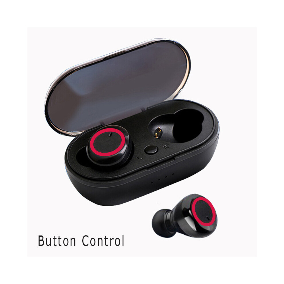 (A-) Y50 Pro Bluetooth Earphones Tws Wireless Headphones Sport Earphone Bluetooth Gaming Headset Microphone Wireless Earbuds 200 Mah Black 4851204973616