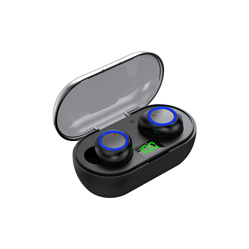 (A-Y50pro-) Y50 Pro Tooth Earphones Tws Wireless Headphones Sport Earphone Tooth Gaming Headset Microphone Wireless Earbuds 200 Mah Blue 4851204973654