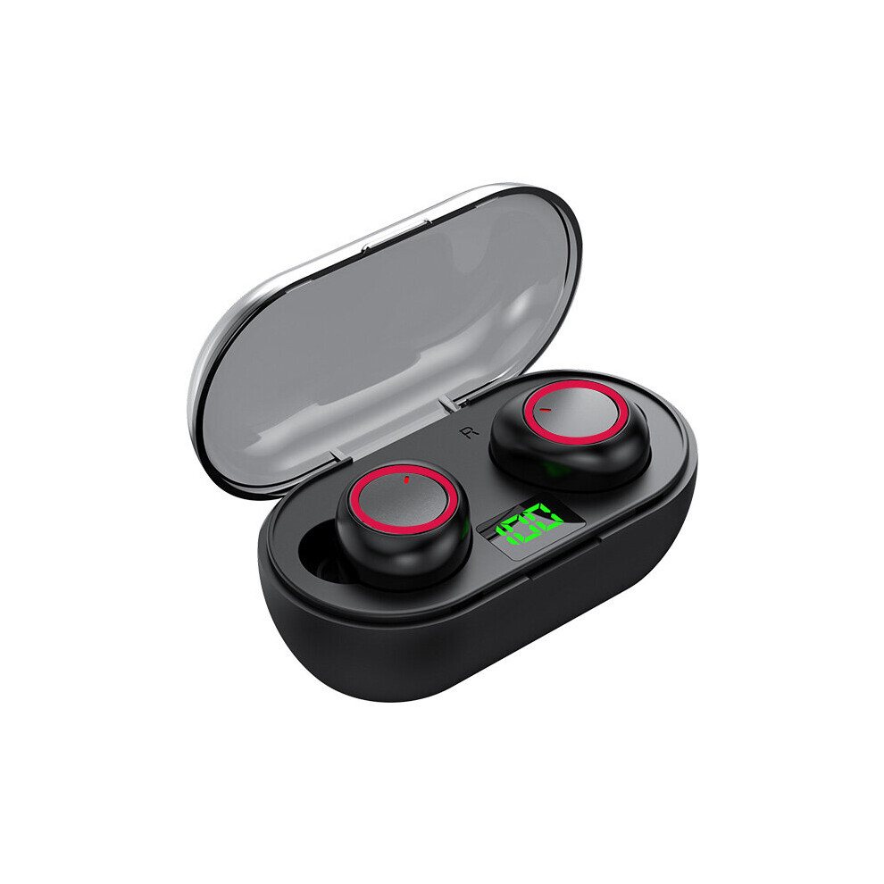 (A-Y50pro-) Y50 Pro Bluetooth Earphones Tws Wireless Headphones Sport Earphone Bluetooth Gaming Headset Microphone Wireless Earbuds 200 Mah Red 4851204973661