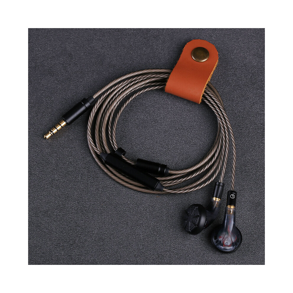 (A-) Openheart Earphone Wired With Mic Mmcx Phone Call Button Controls Music Quality Sound Hifi Earphone 3.5Mm Detachable Cable Black 4851204914305