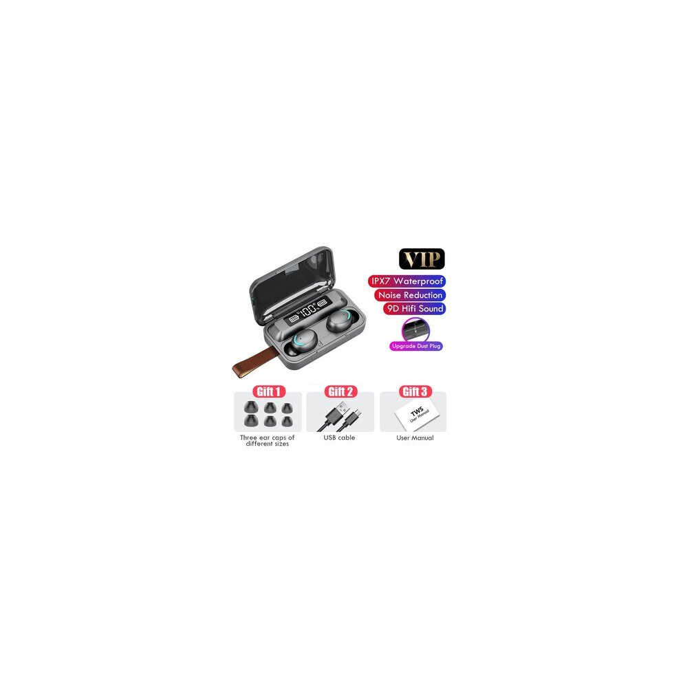 (A-005) 2022 F9 Wireless Headphones Tws Gaming Bluetooth Earphones 5.1 Stereo Sports Wireless Earbuds Waterproof Noise Reduction Headset 4851205053768