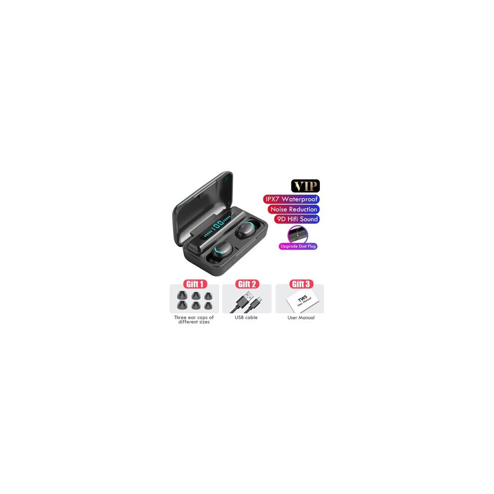 (A-001) 2022 F9 Wireless Headphones Tws Gaming Bluetooth Earphones 5.1 Stereo Sports Wireless Earbuds Waterproof Noise Reduction Headset 4851205053713