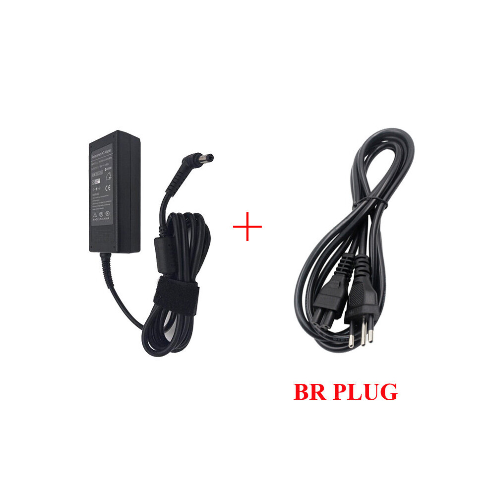 (A-With Br Plug) 19V 3.42A 65W 5.5*2.5Mm Ac Laptop Charger Adapter For Asus X551 X550 X550c X550ca X555l X555la S300c S400ca S500ca Y481c V85 4855672978715