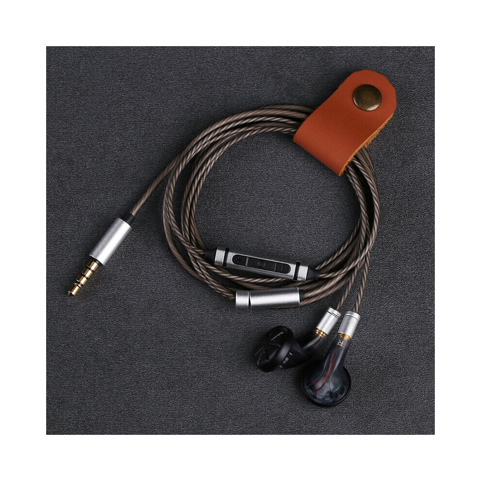(A-) Openheart Earphone Wired With Mic Mmcx Phone Call Button Controls Music Quality Sound Hifi Earphone 3.5Mm Detachable Cable Silver 4851204914329