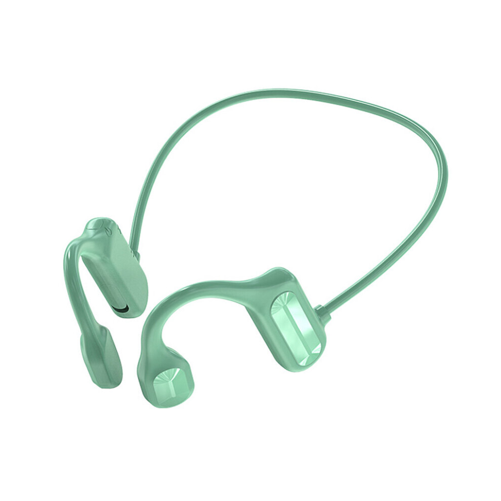 (A-Bl09green) Earphone Bluetooth 5.2 Wireless Headphones Bone Conducting Headset Audio Equipment Openear Outdoor Sports Stereo Earbud With Mic 4851205061756