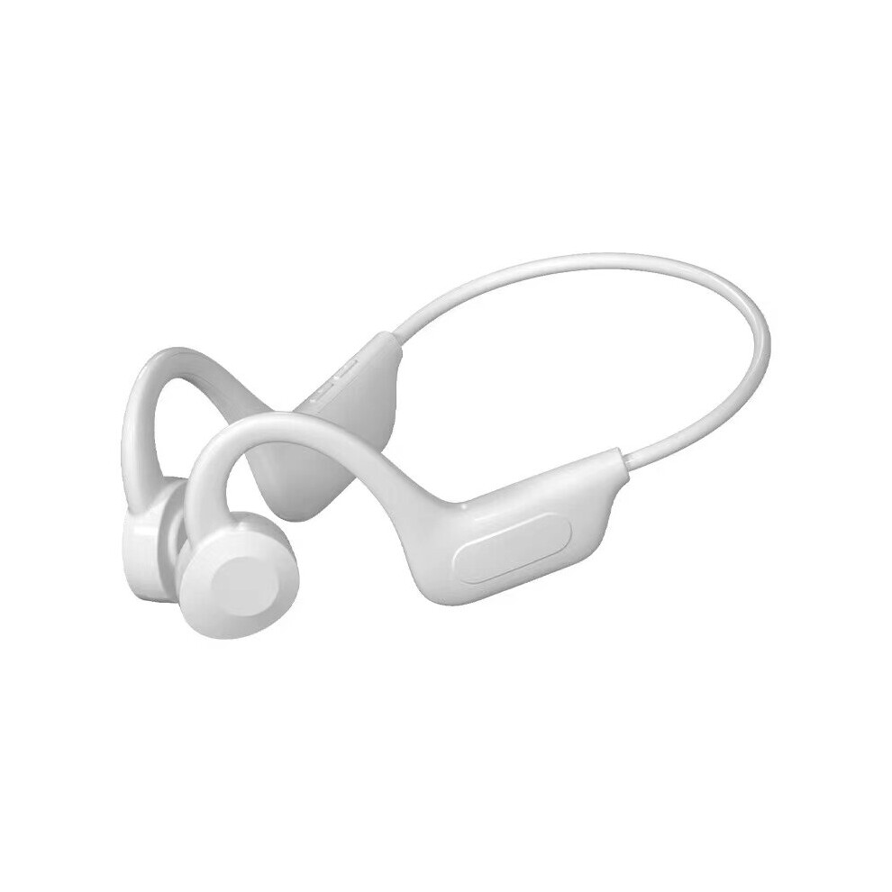 (A-Vg02white) Earphone Bluetooth 5.2 Wireless Headphones Bone Conducting Headset Audio Equipment Openear Outdoor Sports Stereo Earbud With Mic 4851205061787