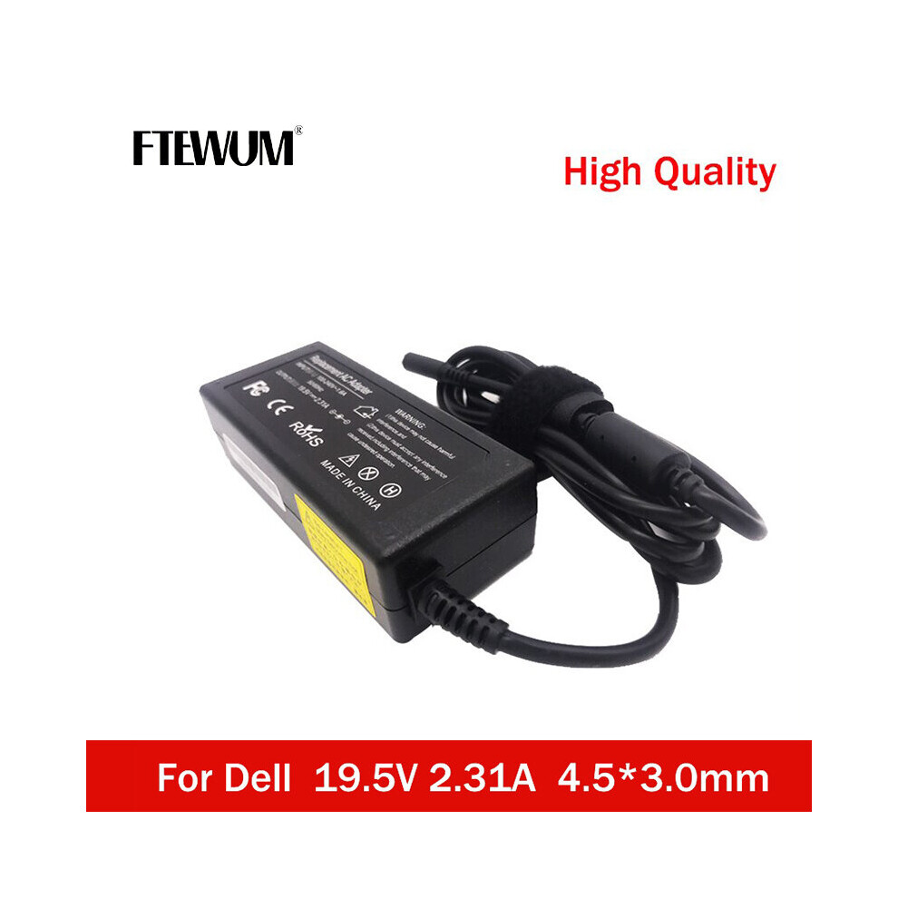 (A-) Laptop Charger 19.5V 2.31A 45W 4.5*3.0Mm Adapter For Dell Inspiron Xps13 9343 9350 9365 9360 Xps12 La45nm140 Vostro5370 13 5000 4855672978562