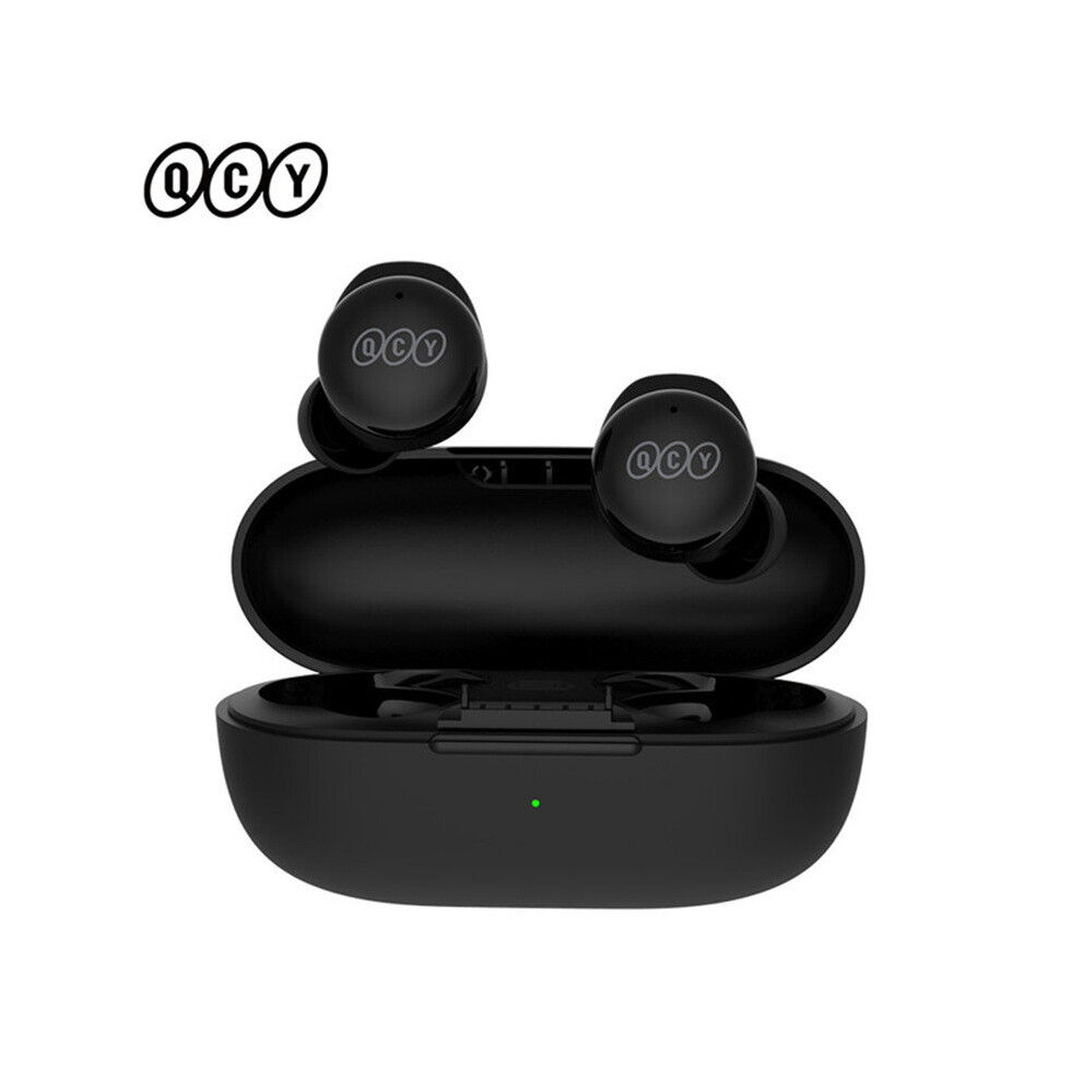 (A-Qcy-T17 ) New Qcy Bluetooth Earbuds 5.1 Wireless Tws Earphone Touch Control Earbuds Low Latency Mode Enc Earbud Long Standby 26H T17 Black/Blue 4851204891309