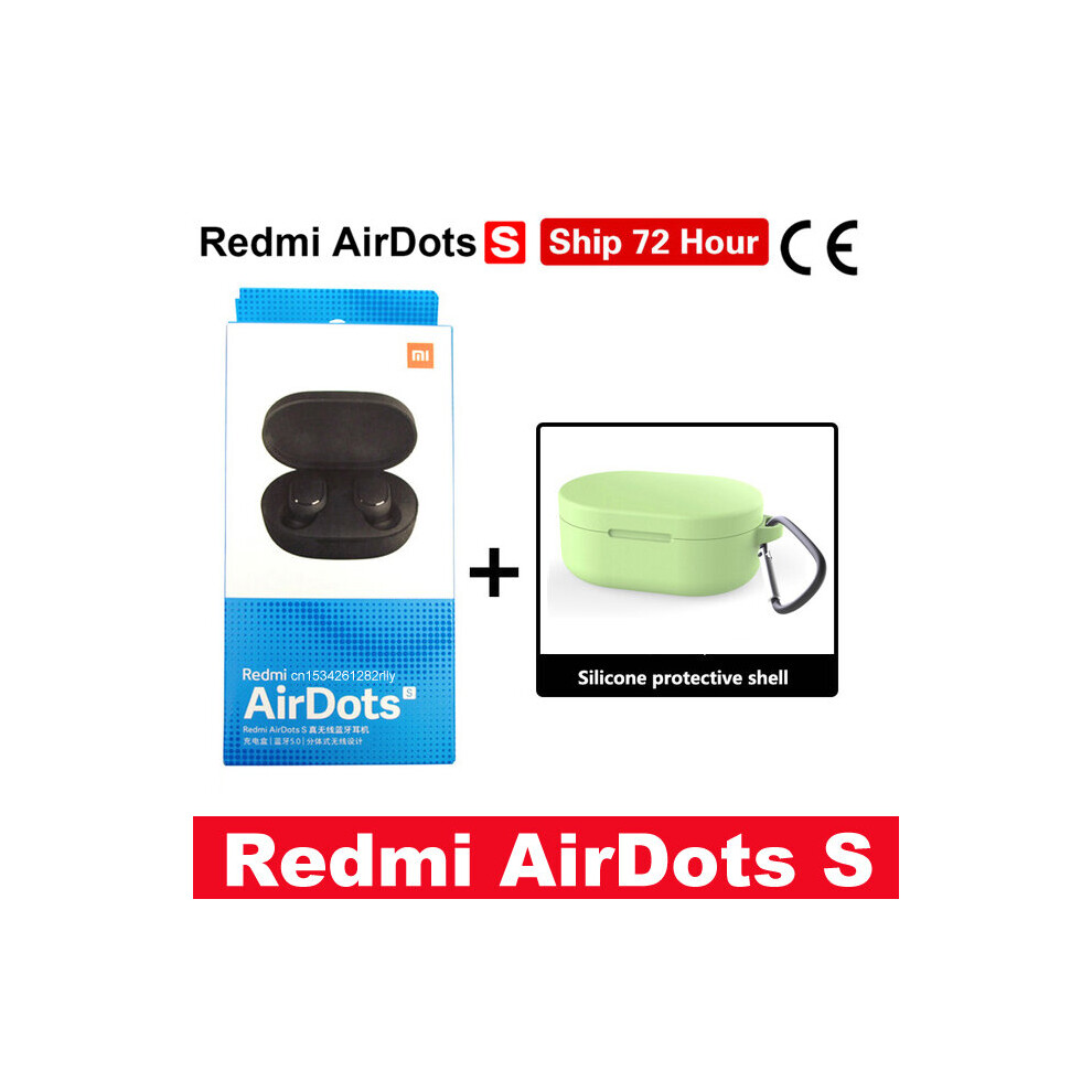 (A-Airdots S ) Origina Xiaomi Redmi Airdots 2 In Ear Bluetooth 5.0 Wireless Earphones With Mic Handsfree Earbuds Ai Control Airdots Pro 2S 2 Se Green 4851205006153