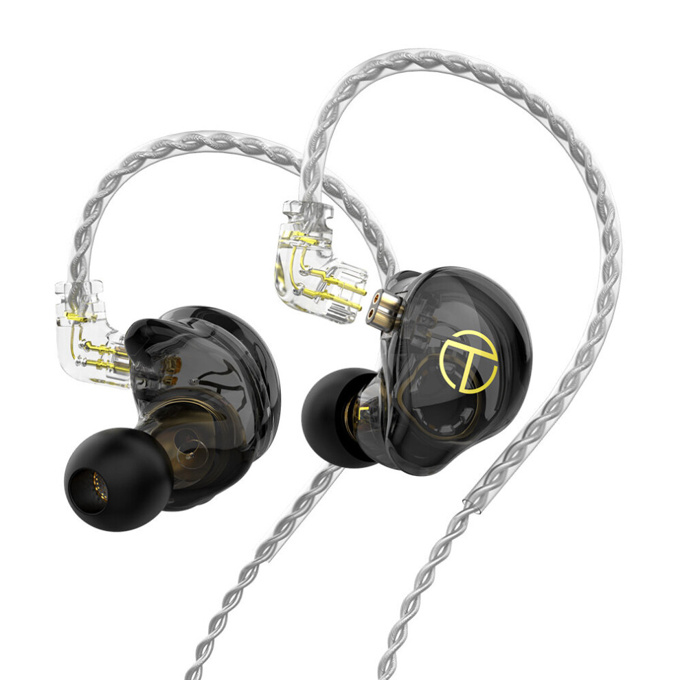 (A- No Mic) Trn St2 Hifi Earphones 1Ba+1Dd Hybrid Technology Bass Earbuds In Ear Monitor Sport Noise Cancelling Earphone For Kirin Bax Ema Black 4851204984735