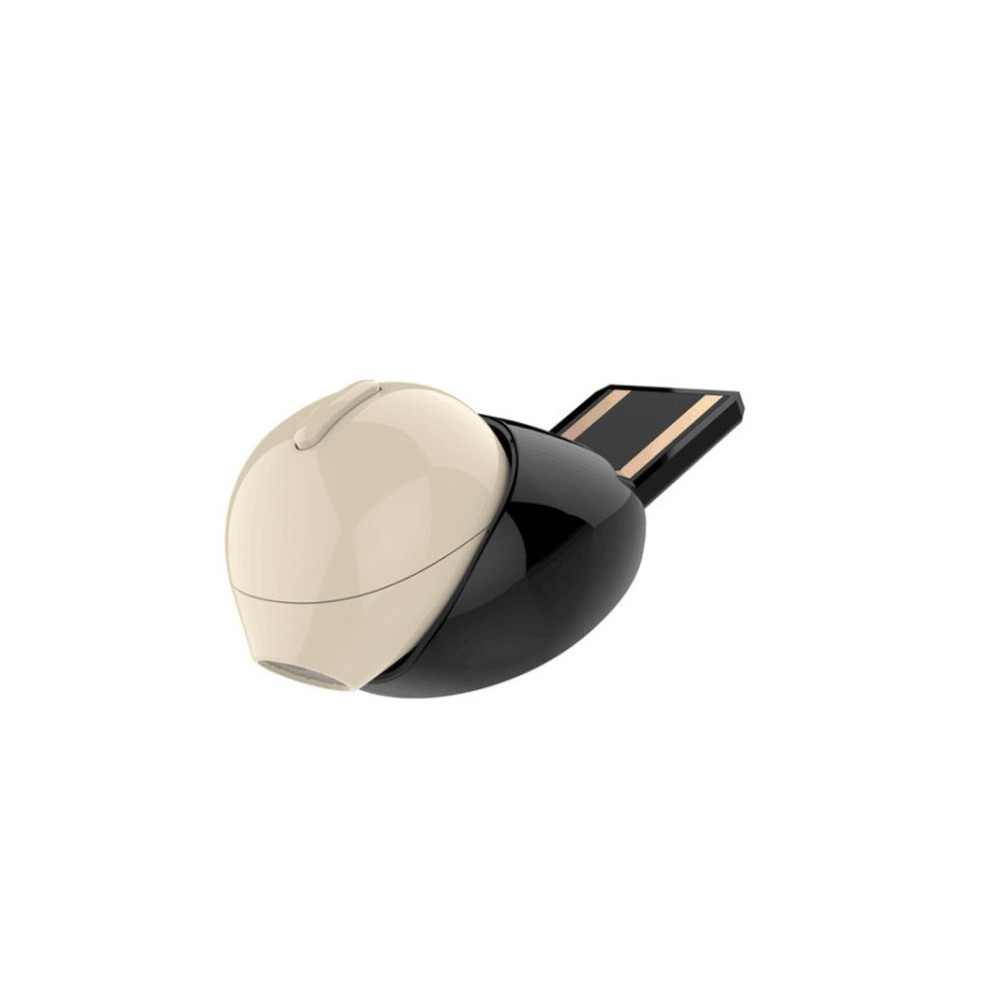 (A-X20-Usb Charge-) Invisible True Wireless Earbuds Bluetooth Earphones Waterproof Sleep Earpiece Nano Size/Dual-Mic/20Hs Play/Interchangeable We Beige 4851204972961