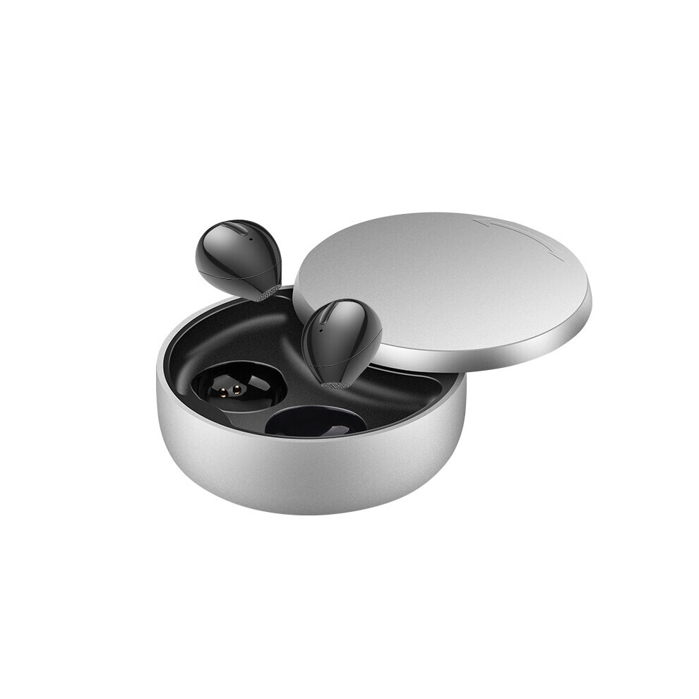 (A-X21s-1 Pair-) Invisible True Wireless Earbuds Bluetooth Earphones Waterproof Sleep Earpiece Nano Size/Dual-Mic/20Hs Play/Interchangeable Wear Black 4851204973029