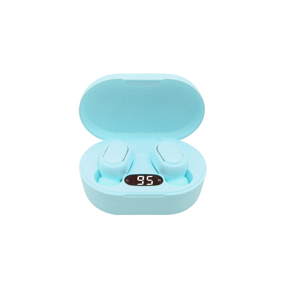 (A-) E7s Wireless Headphones 5.0 Tooth Earphones Hifi Lossless Sound Headsets Sport Mini Tws Earbuds For Smartphones Blue 4851204970837