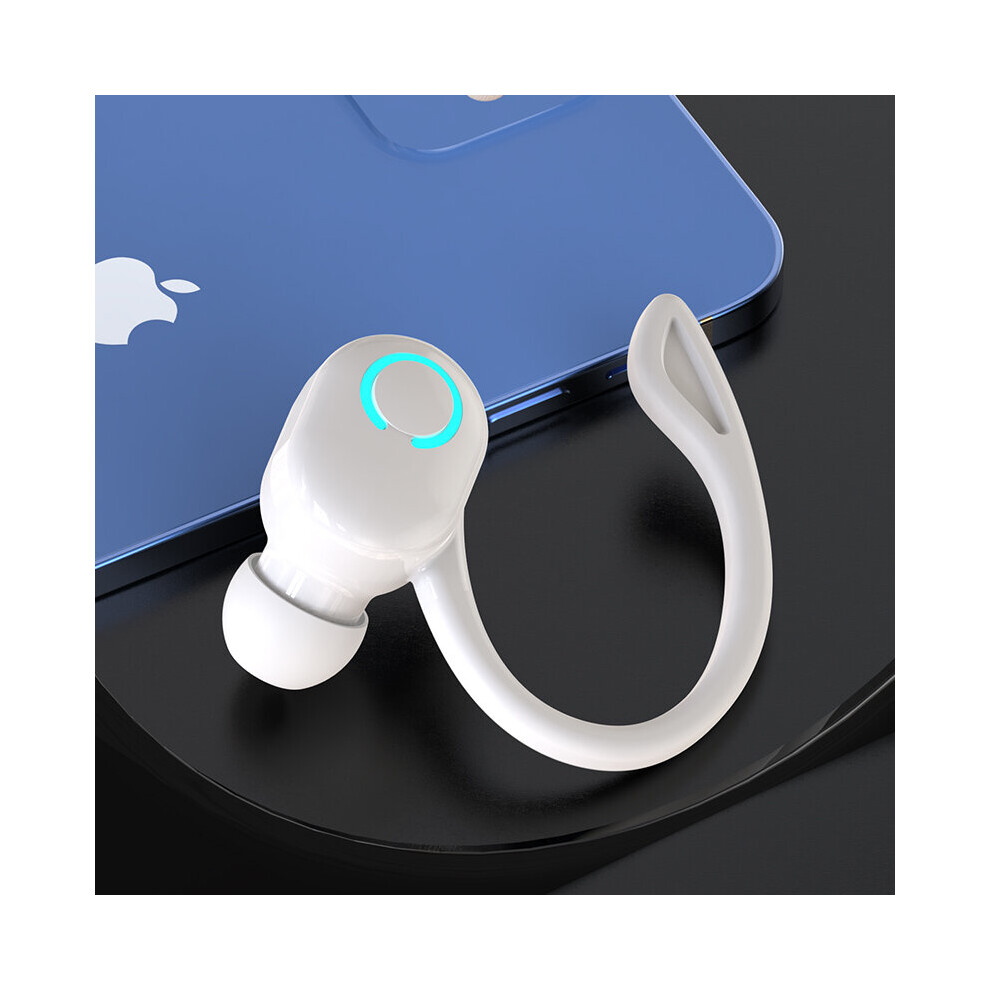 Dechoicelife White (A-White) Bluetooth V5.2 Earphones Wireless Handsfree Business Headset Drive Call Headphone Waterproof Earbuds With Mic For Smartphone