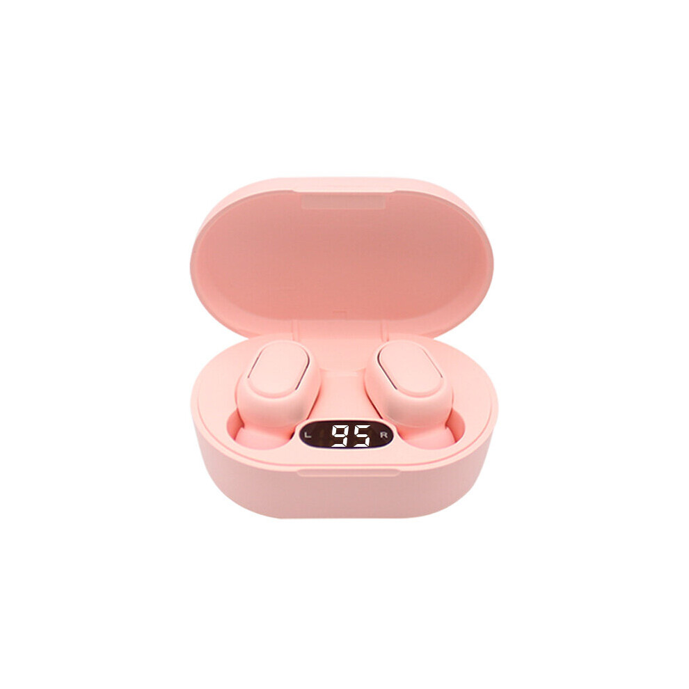 (A-) E7s Wireless Headphones 5.0 Bluetooth Earphones Hifi Lossless Sound Headsets Sport Mini Tws Earbuds For Smartphones Pink 4851204970844