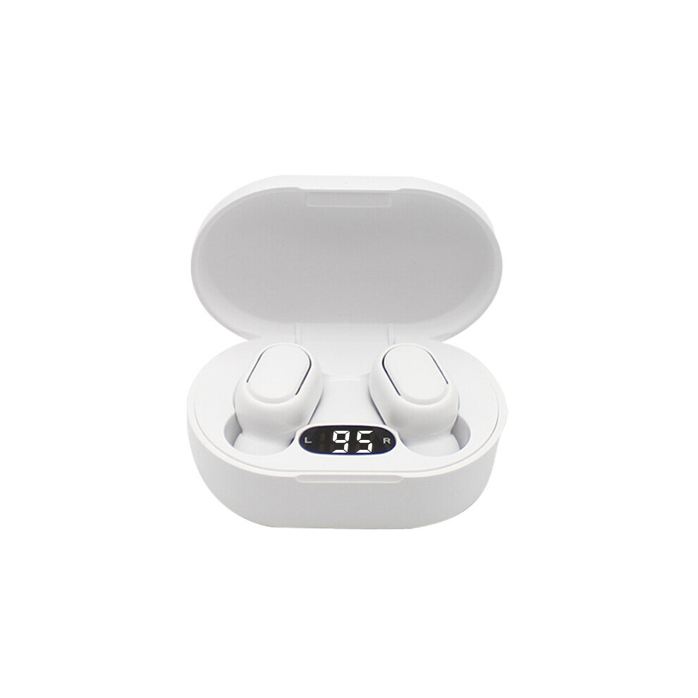 (A-) E7s Wireless Headphones 5.0 Bluetooth Earphones Hifi Lossless Sound Headsets Sport Mini Tws Earbuds For Smartphones White 4851204970851