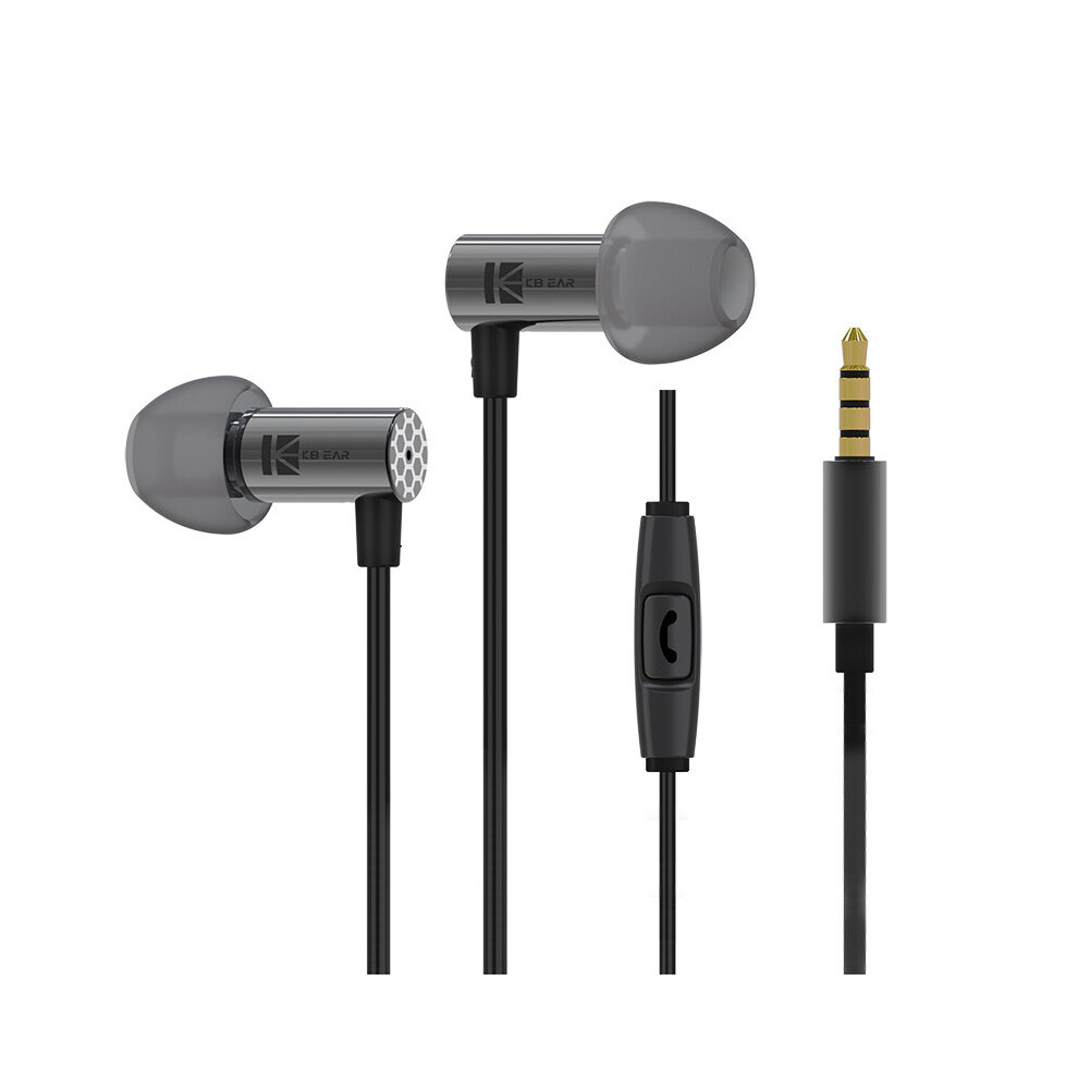 (A-Gun With Mic) Kbear Little Q 6Mm Composite Diaphragm Wired In Ear Earphone Sleep Earbuds Noise Isolation Lightweight Headphone Littleq Kai Iem 4851204985817