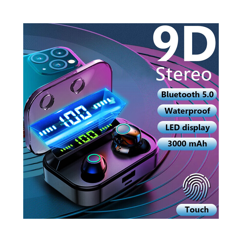 (A-B) Tws Bluetooth 5.1 Earphones 3500Mah Charging Box Wireless Headphone 9D Stereo Sports Waterproof Earbuds Headsets With Microphone 4851204866406