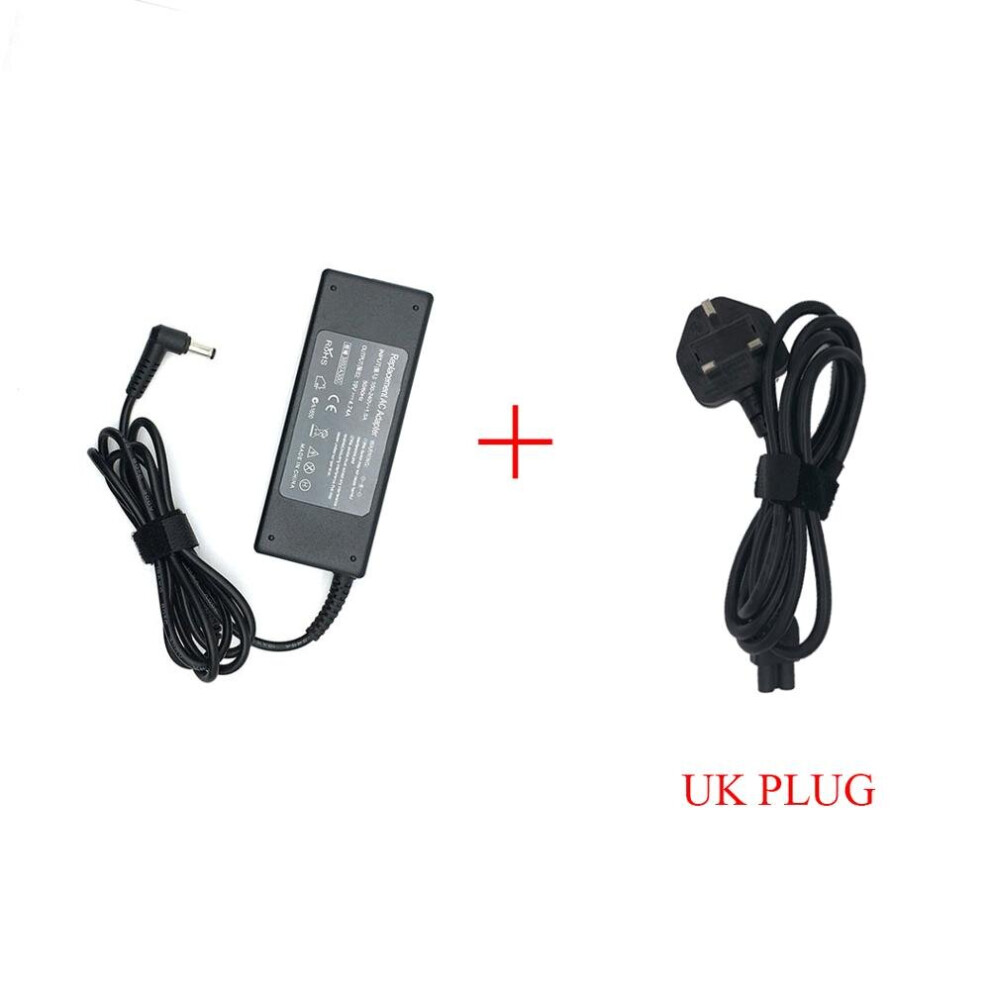 (A-With Uk Plug) 19V 1.75A 33W 4.0*1.35Mm Ac Laptop Charger Power Adapter For Asus Adp-33Aw S200e X202e X201e Q200 S200l S220 X453m 4855672922558