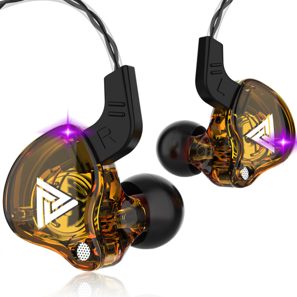 (A-) Olaf Ak6 3.5Mm Earphones Wired Headphones With Mic Copper Driver Hifi In Ear Sport Headset Gamer Noise Cancelling Earbuds Run Yellow 4851204957647