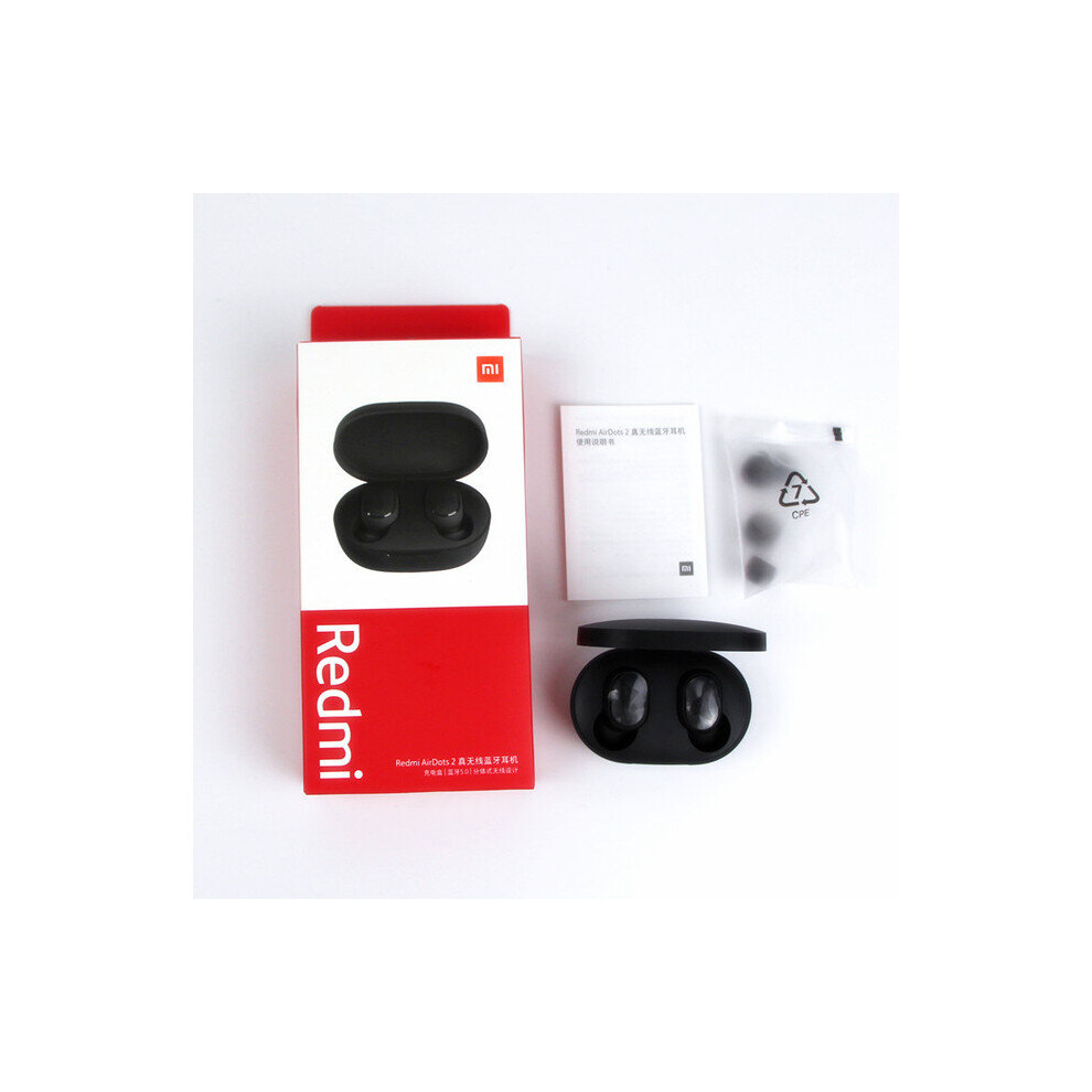 (A-Redmi Airdots 2) Original Xiaomi Redmi Airdots 2 Earphone Tws Wireless Bluetooth Gaming Headset Ai Control Mi Earbuds For Dropshipping S 4851204941509