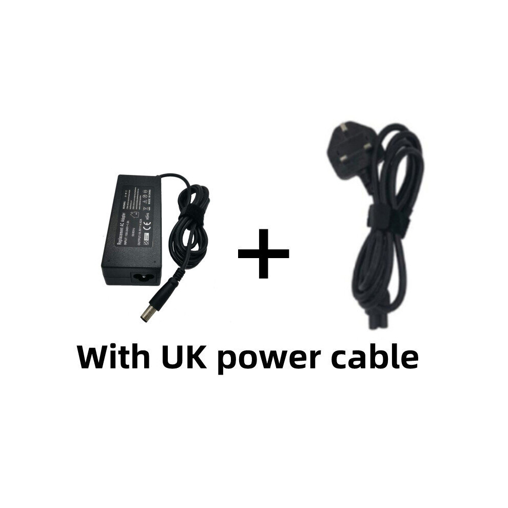 (A-With Uk Plug) 19.5V 4.62A 90W 7.4*5.0Mm Laptop Adapter Charger For Dell Latitude14r 15R 552 7520 14Z 17R 5720 E6400 E7440 La90pm111 4855672915666