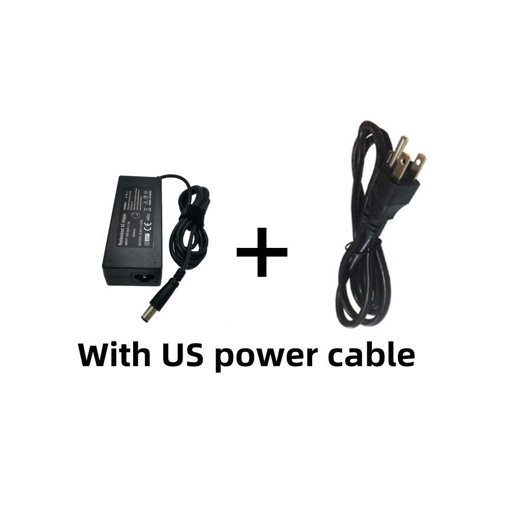 (A-With Us Plug) 19.5V 4.62A 90W 7.4*5.0Mm Laptop Adapter Charger For Dell Latitude14r 15R 552 7520 14Z 17R 5720 E6400 E7440 La90pm111 4855672915673